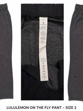lululemon athletica Women’s On The Fly Pants - Charcoal